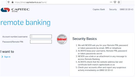 capitec bank online banking login